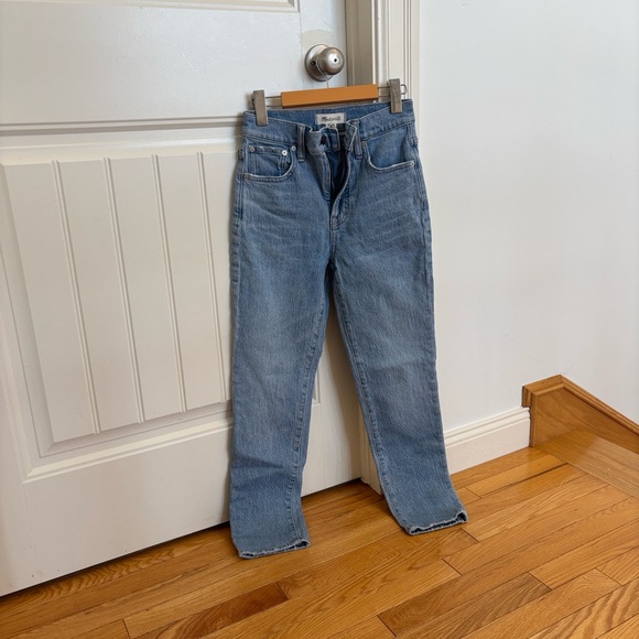 Madewell Denim Straight Leg Jeans in Light Blue - Picture 9 of 9